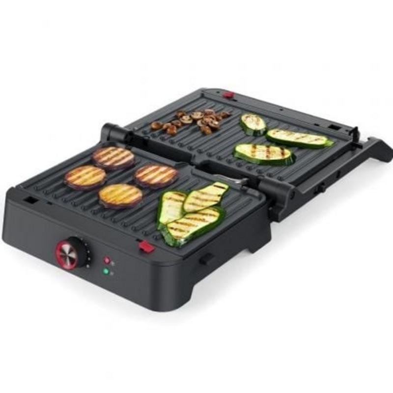 Detalle de Grill Eléctrico Princess Multi Grill 112418: 1800 W, placas desmontables y apertura 180°