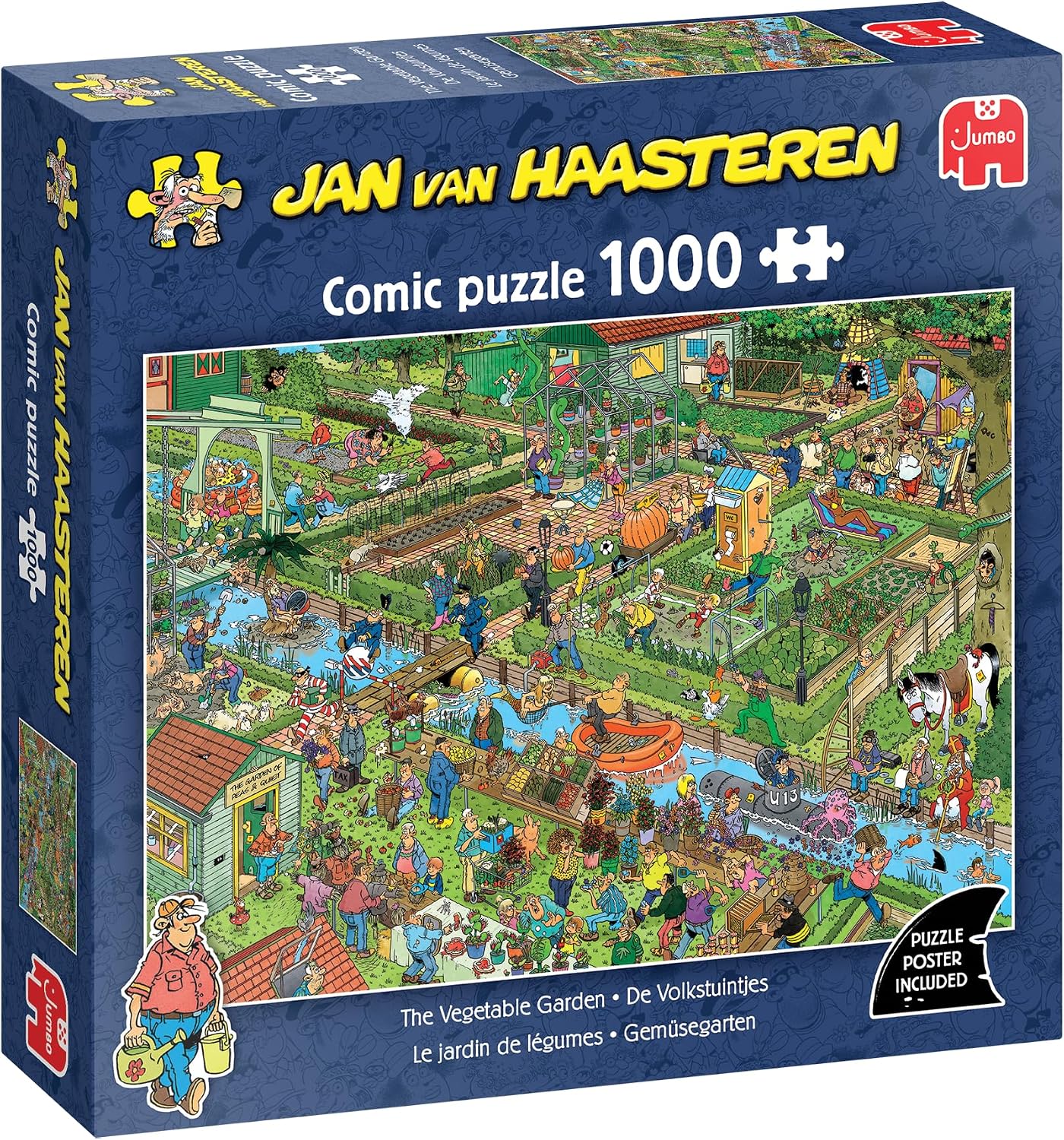 Detalle de Jan van Haasteren 1110100600 – De groentetuin-puzzel, 1.000 stukjes