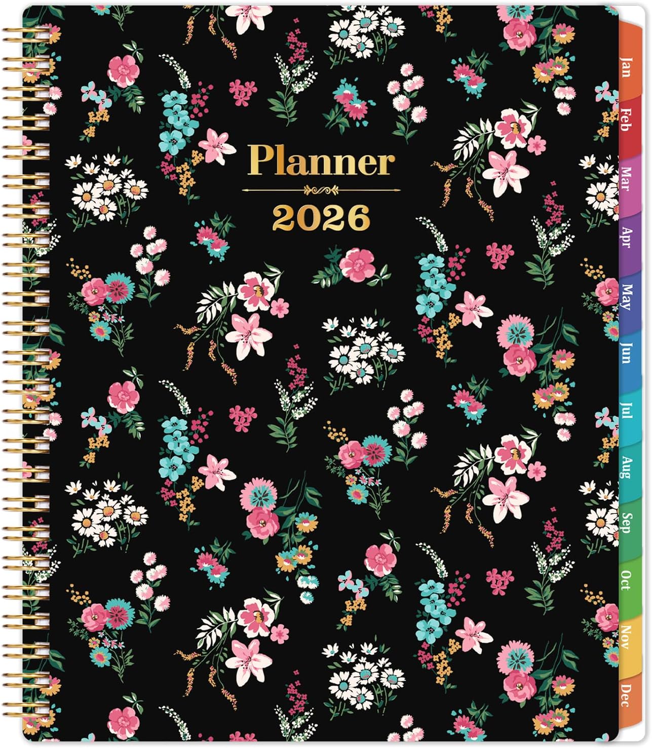 2026 Planner: Floral Weekly & Monthly, 9x11 📓