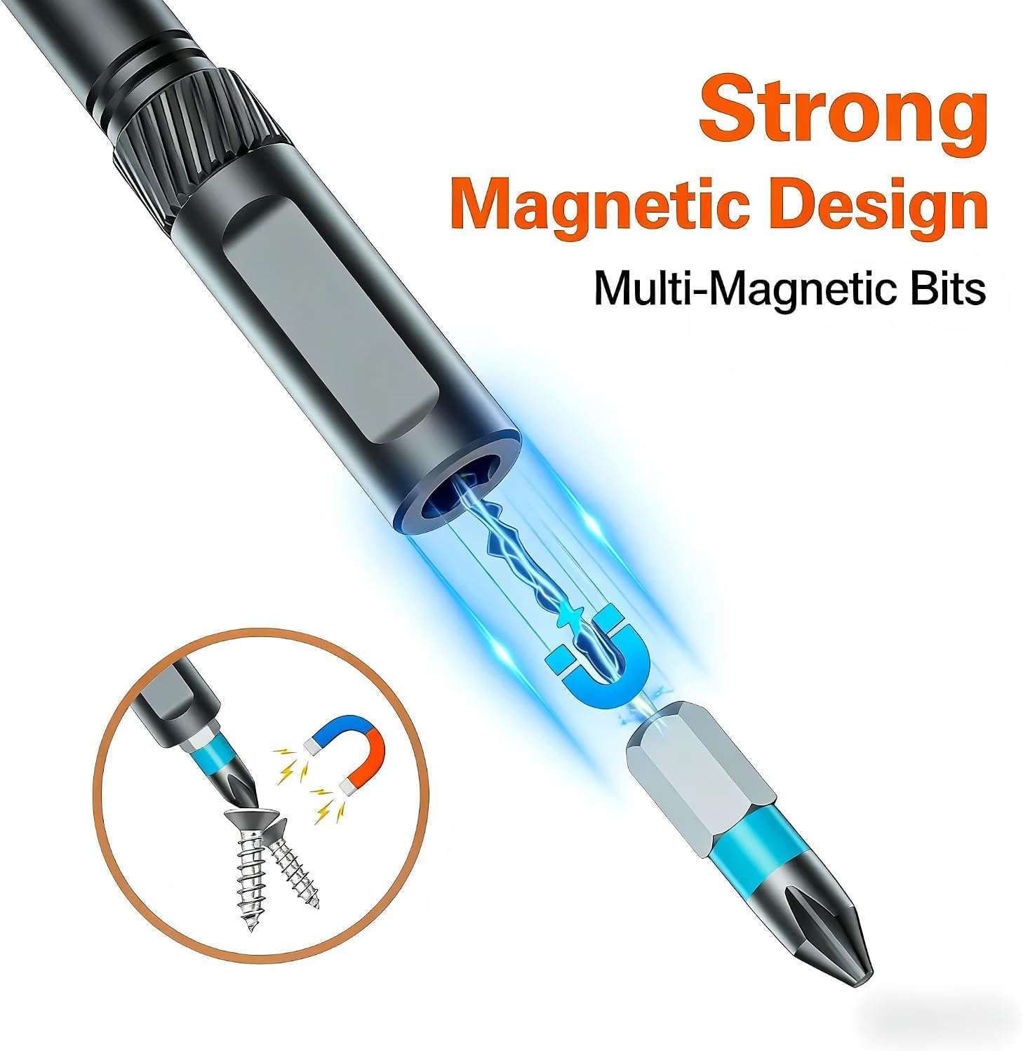 Detalle de Asnish MP-RS1 24-in-1 Precision Screwdriver Set with Magnetic Ratchet