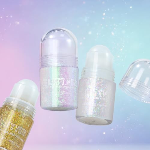 Thumbnail 6 de Noerrors Roll-on Holographic Body Glitter Gel: Dazzling Mermaid Sparkle for Festivals and Everyday Glam