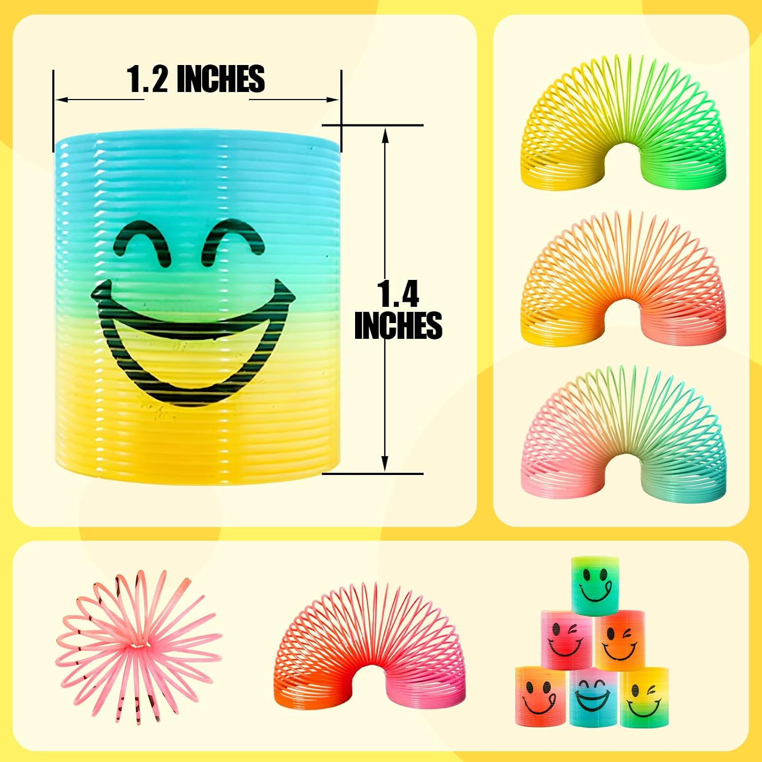 Thumbnail 1 de Cocurb 32 Pcs Mini Spring Party Favors for Kids (Ages 4–8) — Fun Fidget Springs for Birthdays, Classrooms, and Goodie Bags