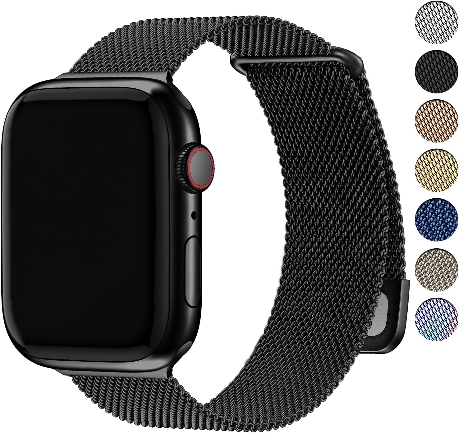 Detalle de Fullmosa Correa magnética Milanese para Apple Watch 44 mm