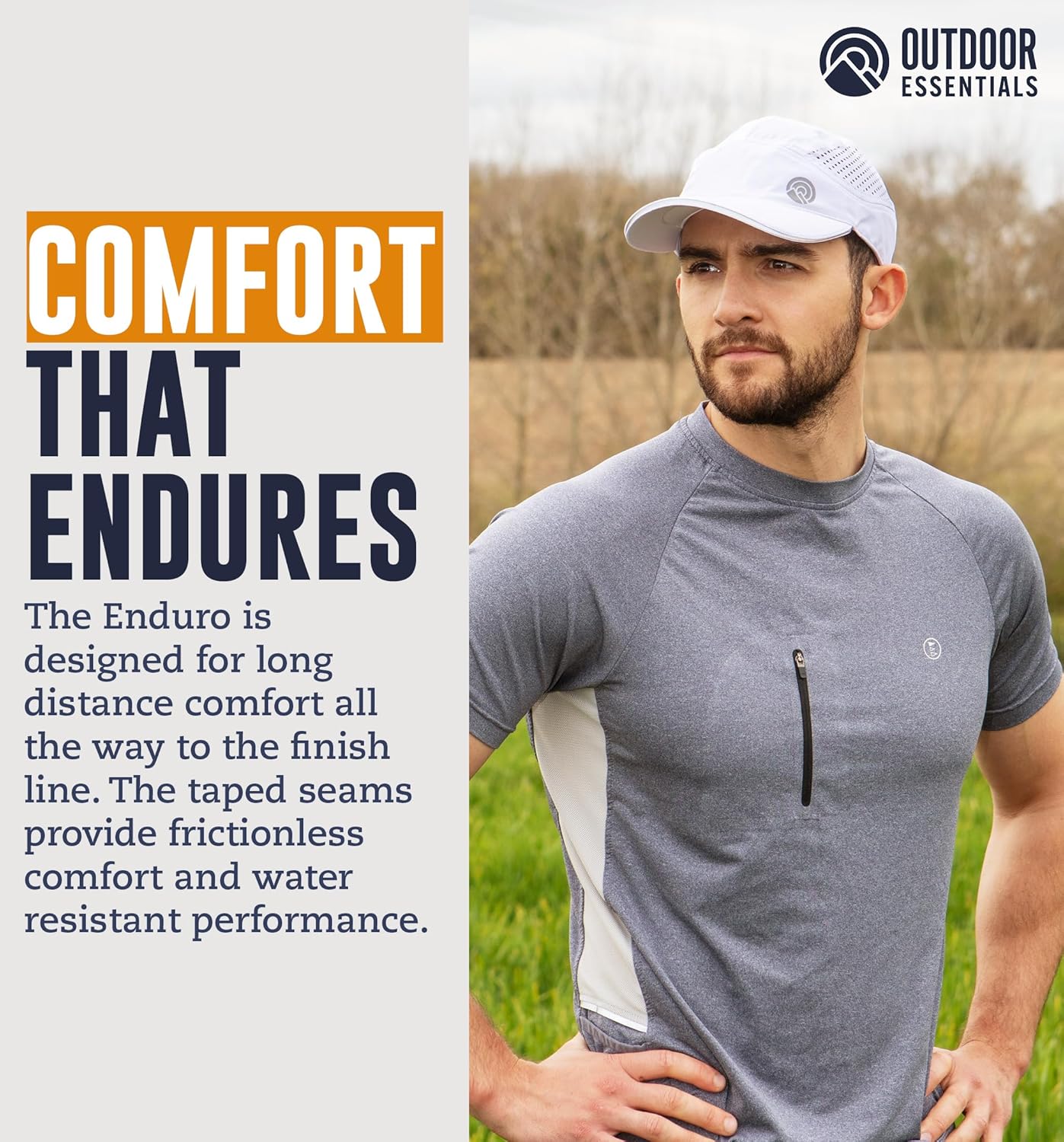 Thumbnail 6 de Cappellino sportivo UPF 50 OutdoorEssentials per corsa e palestra