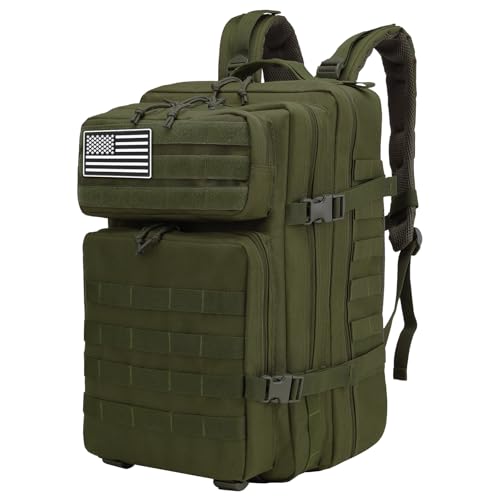 Detalle de Delgeo Mochila Táctica 45L Militar 45x30x20cm