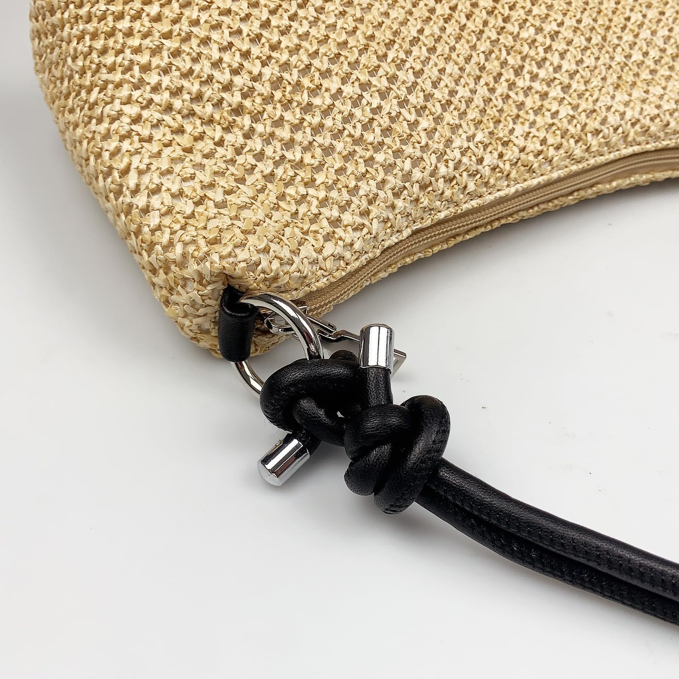 Detalle 1 de Leanoria Straw Shoulder Bag