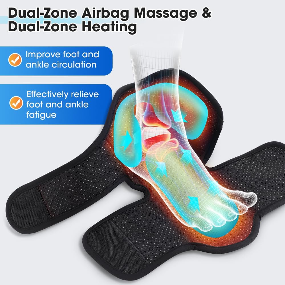 Detalle 1 de Vefacion draadloos voetmassageapparaat met luchtcompressie en warmte