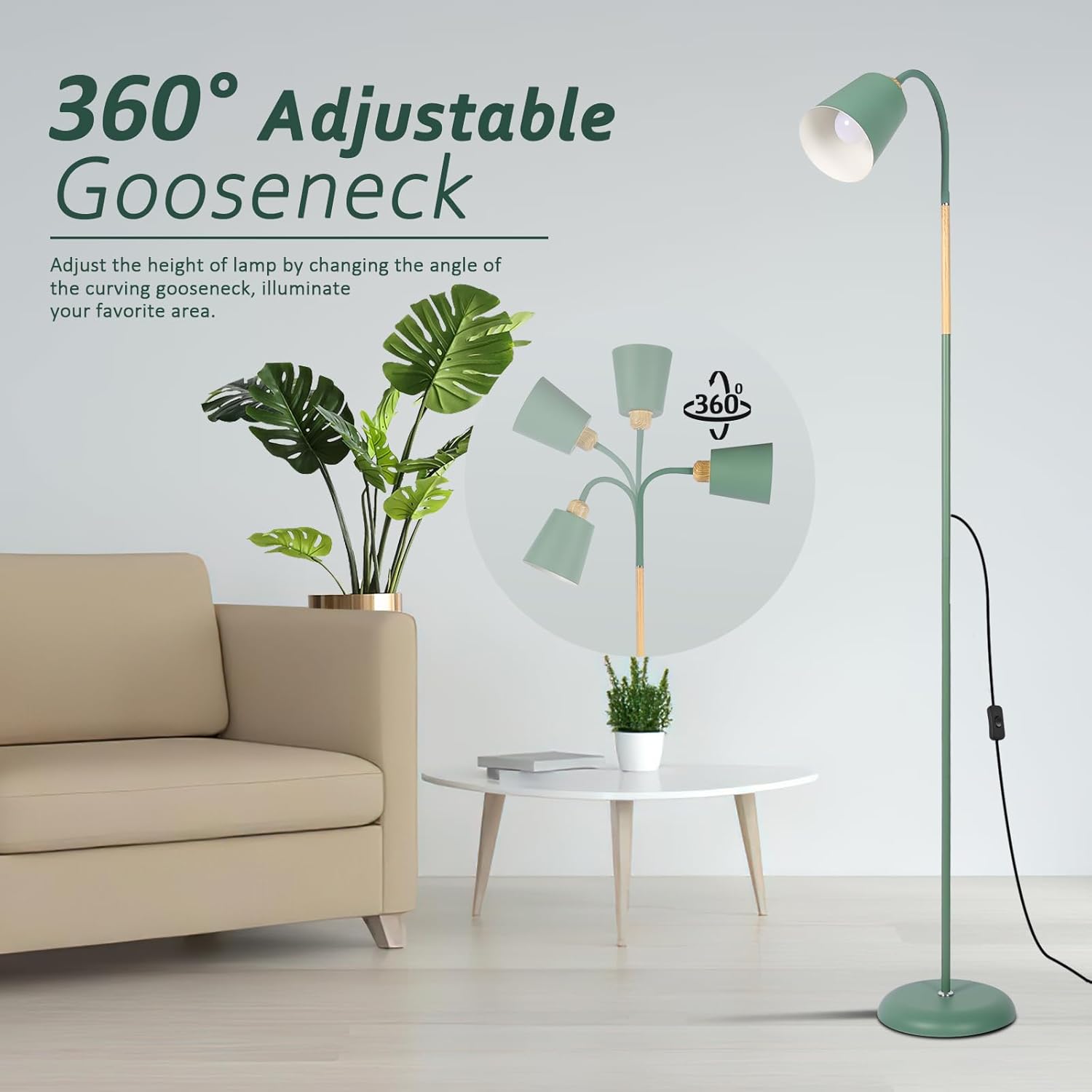 Detalle 2 de ANTENLICHT VILI lampada a stelo 159 cm