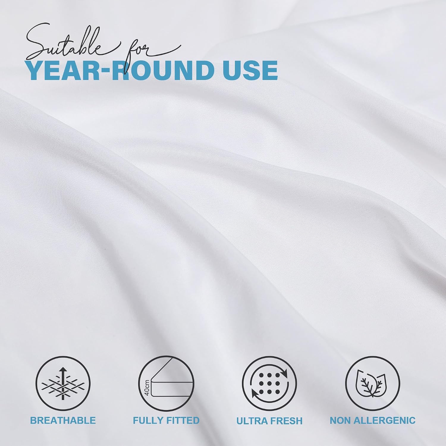 Detalle 2 de ACRALI HOME Double fitted sheet 40cm