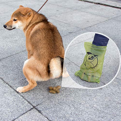 Detalle de YORJA Bolsas para Excrementos de Perro: extra gruesas, biodegradables, 360 unidades en 24 rollos
