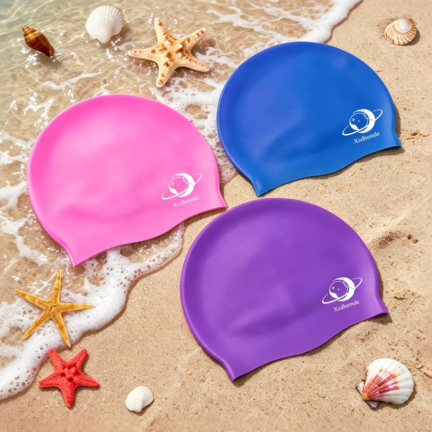 Thumbnail 6 de Cuffia da nuoto bambini in silicone Xcdhemde®: impermeabile, antiscivolo e resistente