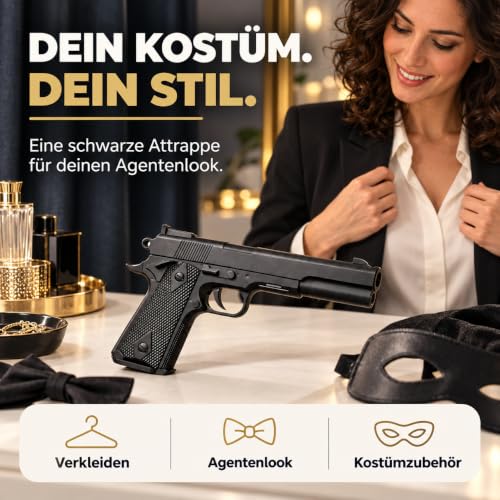 Detalle de TK Gruppe Timo Klingler Beretta Modell 25 cm Spielzeugpistole aus Kunststoff