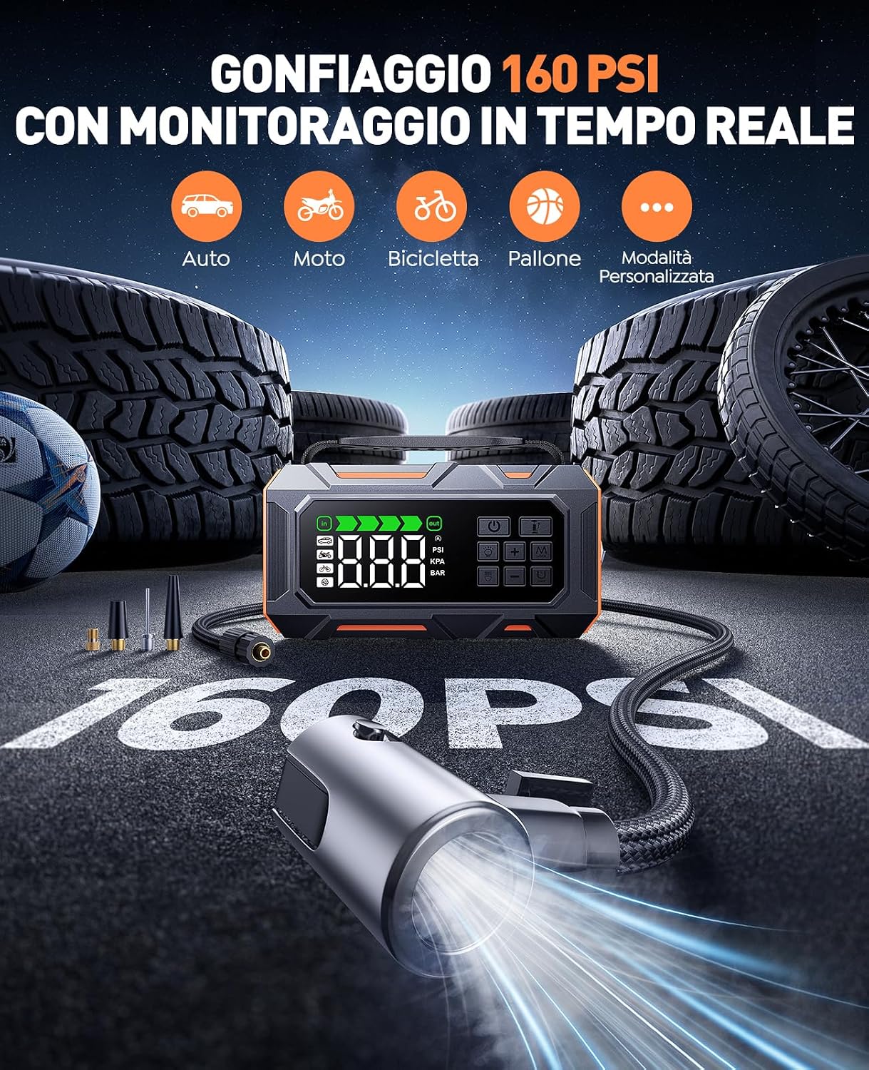 Thumbnail 2 de TREKURE 16‑in‑1 Booster avviamento auto 8000A