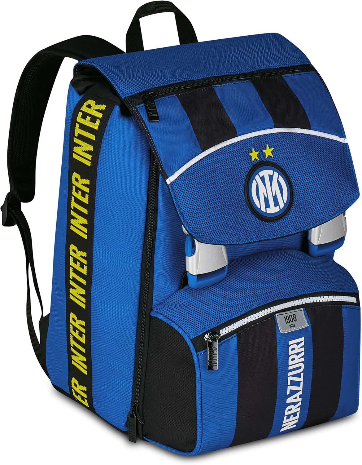 Detalle de Seven Inter sac à dos de football double compartiments extensible – bleu, grande capacité