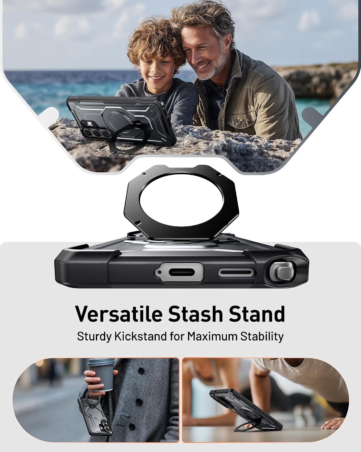 Thumbnail 5 de S26 Ultra Case with 360° MagSafe Stand