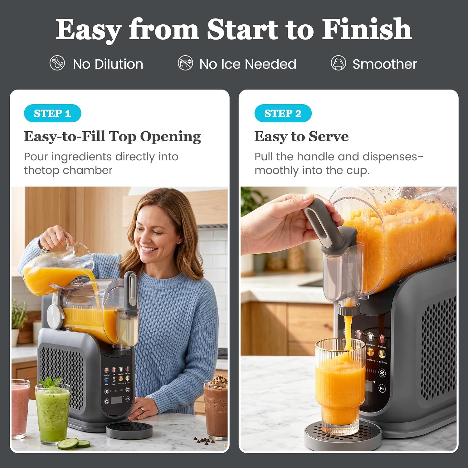 Detalle de Ray Bear Slushie and Soft Serve Maker 2.6L