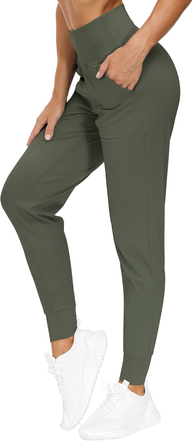 Thumbnail 6 de THE GYM PEOPLE Pantaloni Tuta Joggers Donna: leggings sportivi elasticizzati per yoga, fitness e corsa