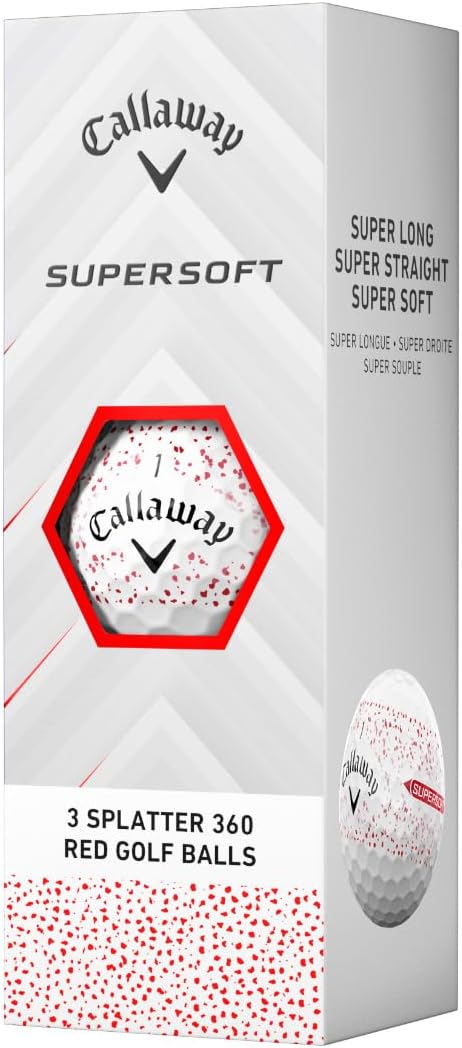 Detalle de Callaway SUPERSOFT 25 ゴルフボール 2ピース構造・低スピン・高弾道、12個入り