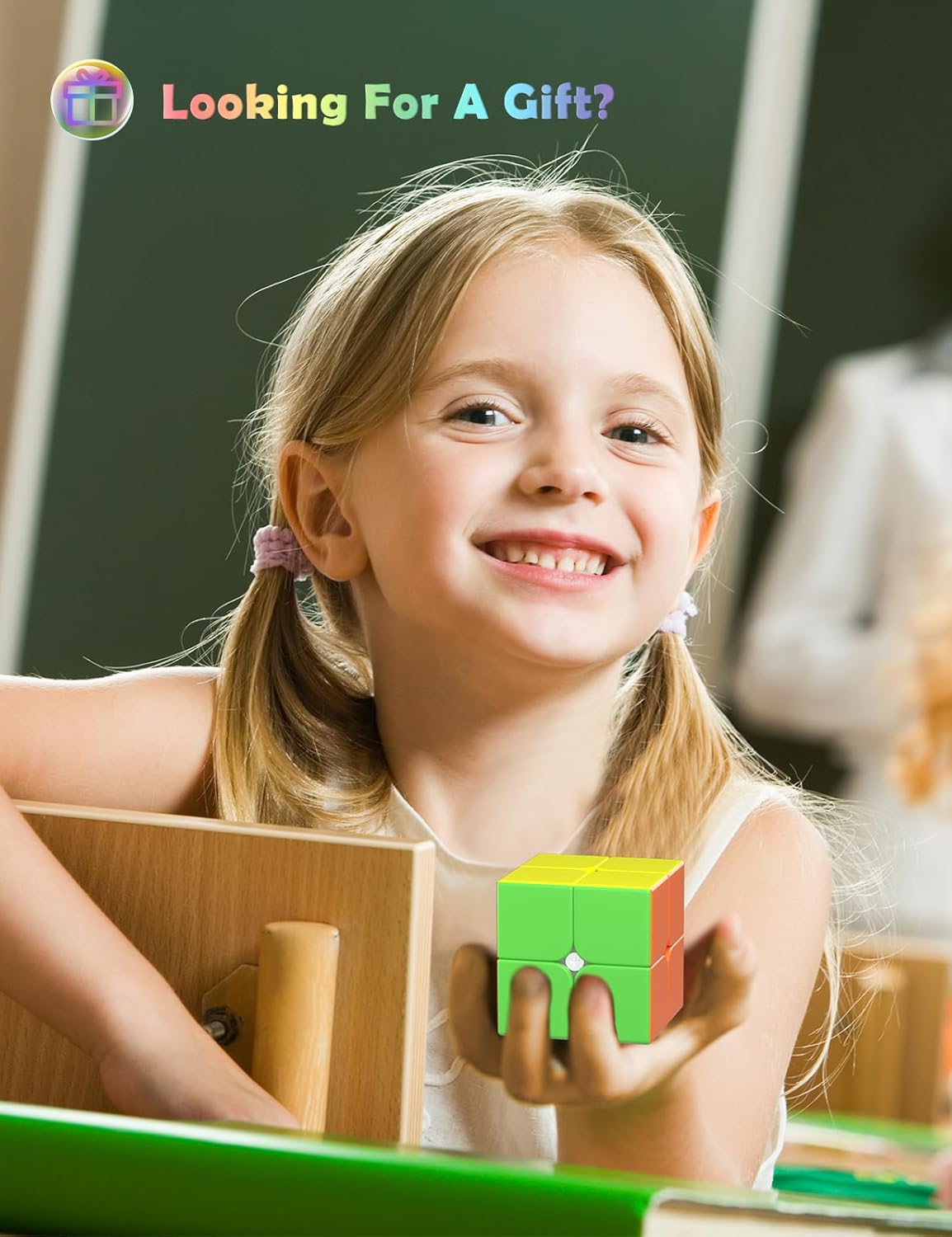 Thumbnail 6 de ROXENDA Speed Zauberwürfel 2x2x2 Stickerless – Professional Drehwürfel für schnelleres Lernen