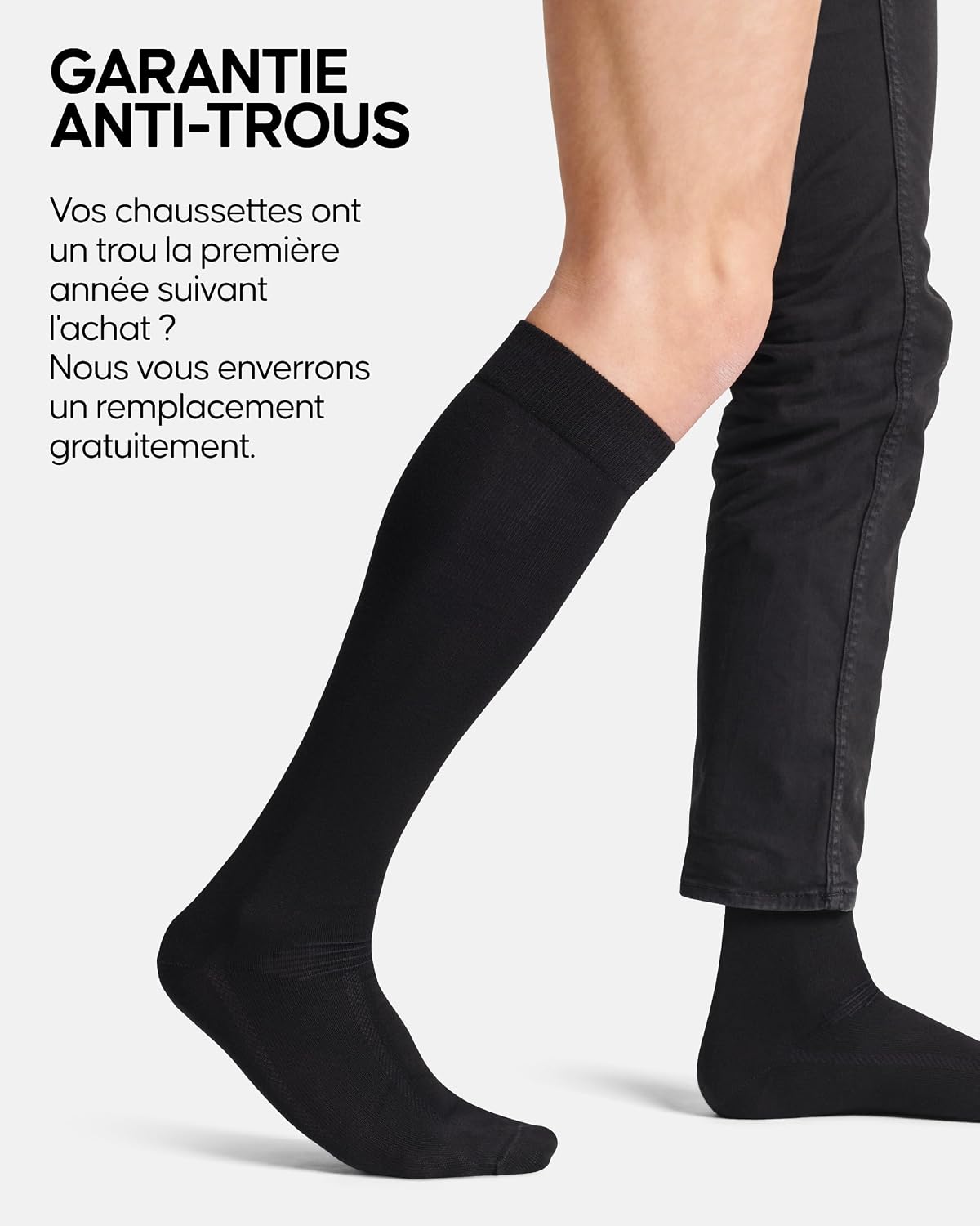 Detalle 2 de DANISH ENDURANCE Chaussettes Montantes Bambou