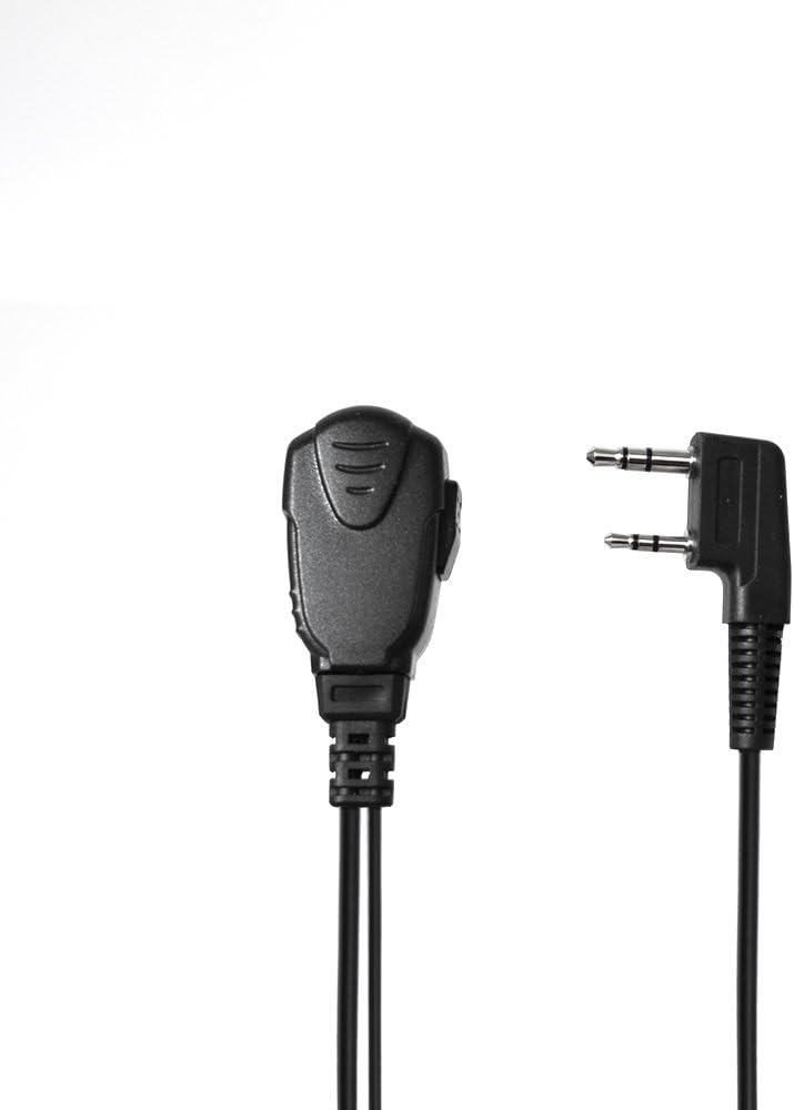 Detalle de PNI Cuffia HS82L con microfono e tubo acustico, spina PNI-K a 2 pin – compatibile PMR/CB