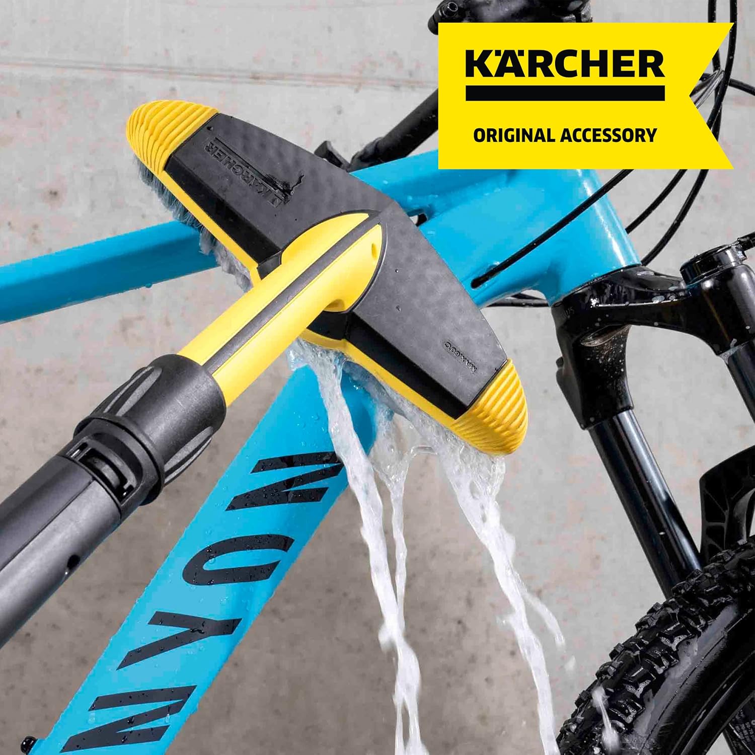 Detalle de Kärcher Soft Washing Brush for Pressure Washers: Wide Head Cleaning Accessory