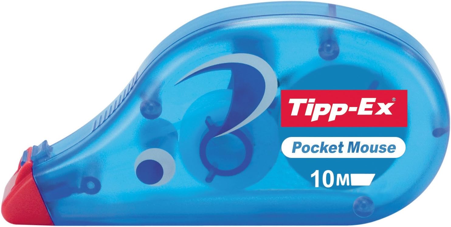 Detalle de Tipp-Ex Korrekturroller Pocket Mouse mit Schutzkappe – 10 m x 4,2 mm, 10er-Pack