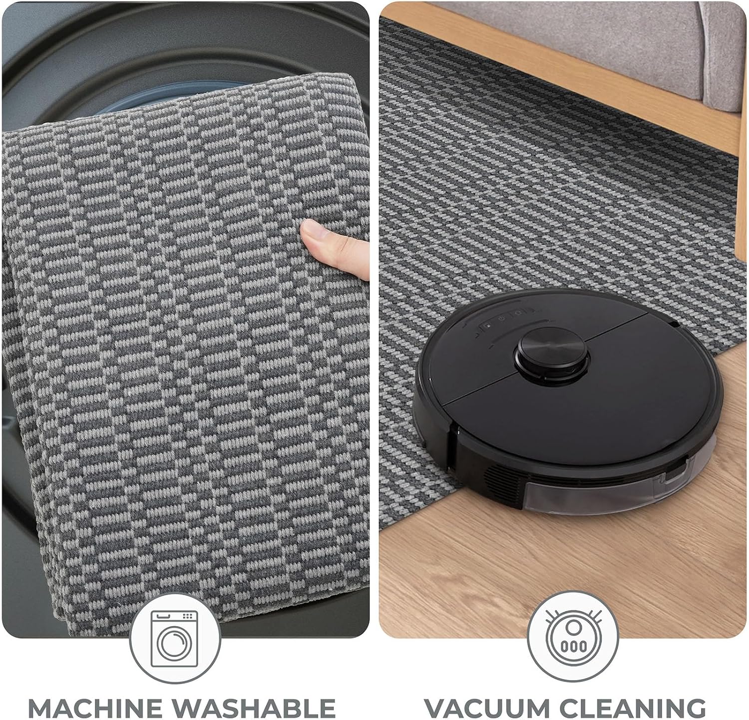 Thumbnail 6 de KOZYFLY Washable Entryway Rug 3x5 ft Door Mat