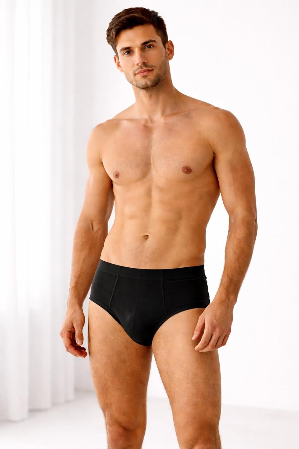 Detalle 2 de COSHAL 3 & 6 Men's Y Front Briefs – 100% Cotton Everyday Underwear (Multipack)
