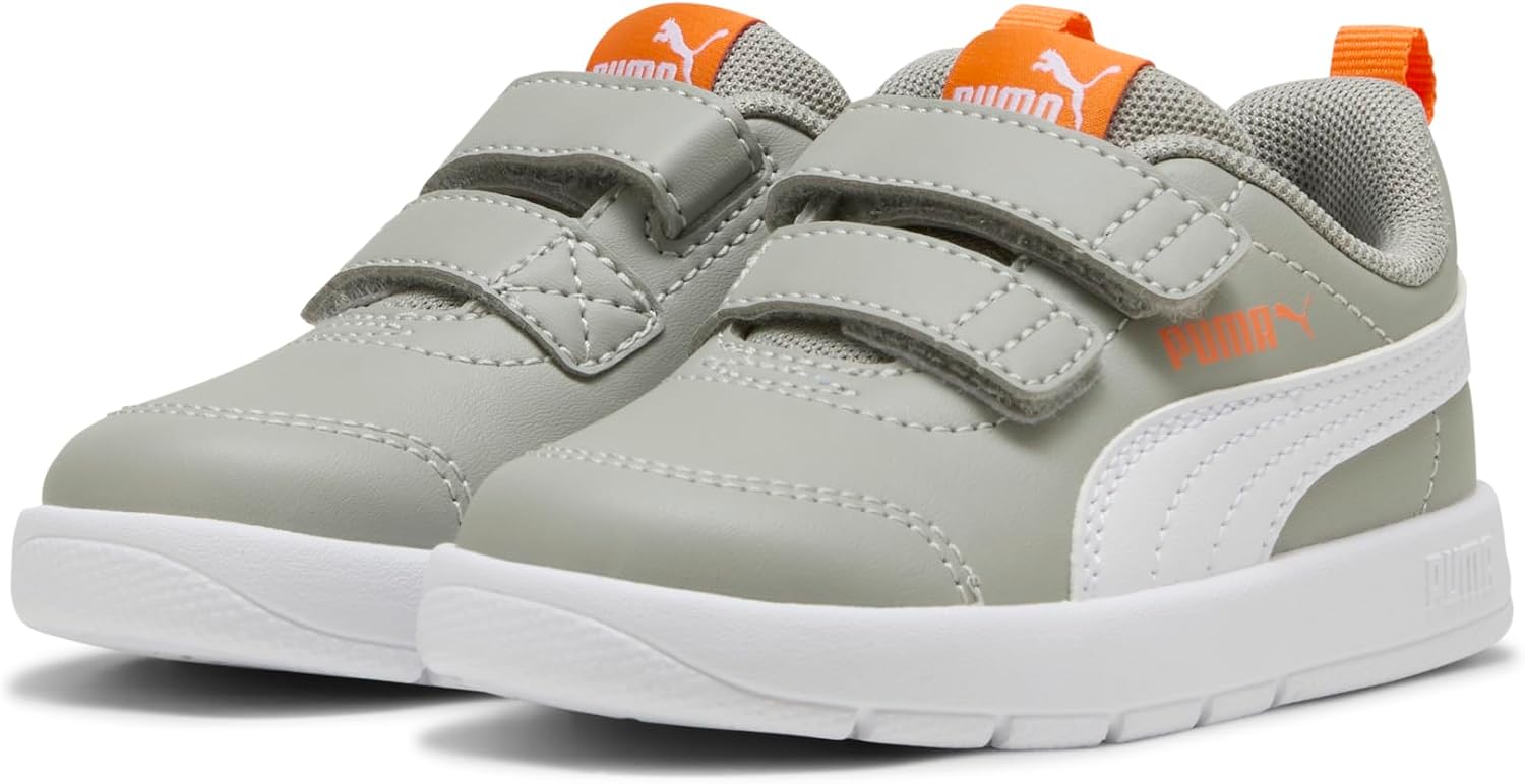 Detalle de PUMA Kids Courtflex V2 V Inf Scarpe da ginnastica – Peacoat / High Risk Red, 25 EU