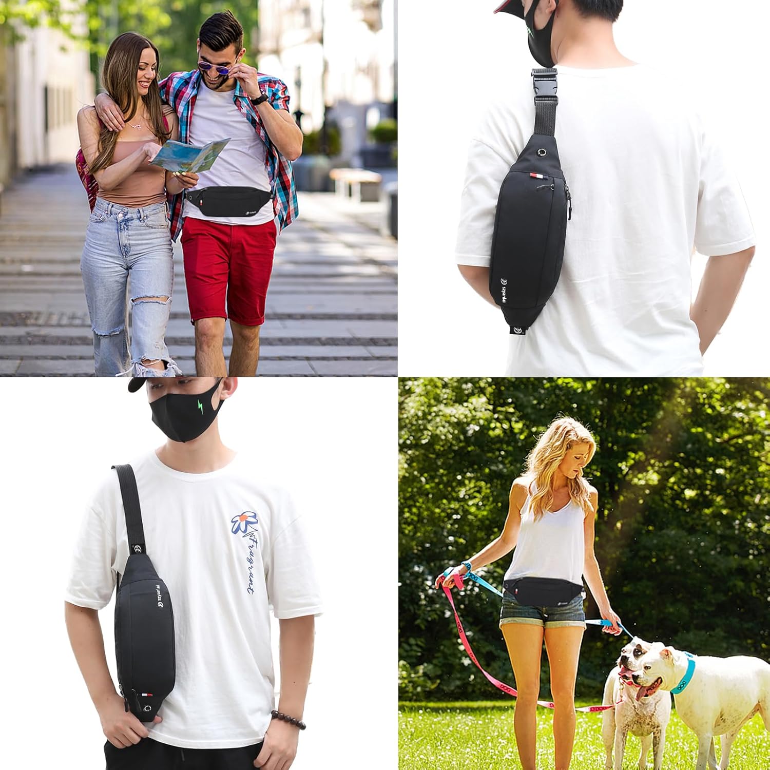 Thumbnail 2 de Bum Bag for Ladies Women Men Girls