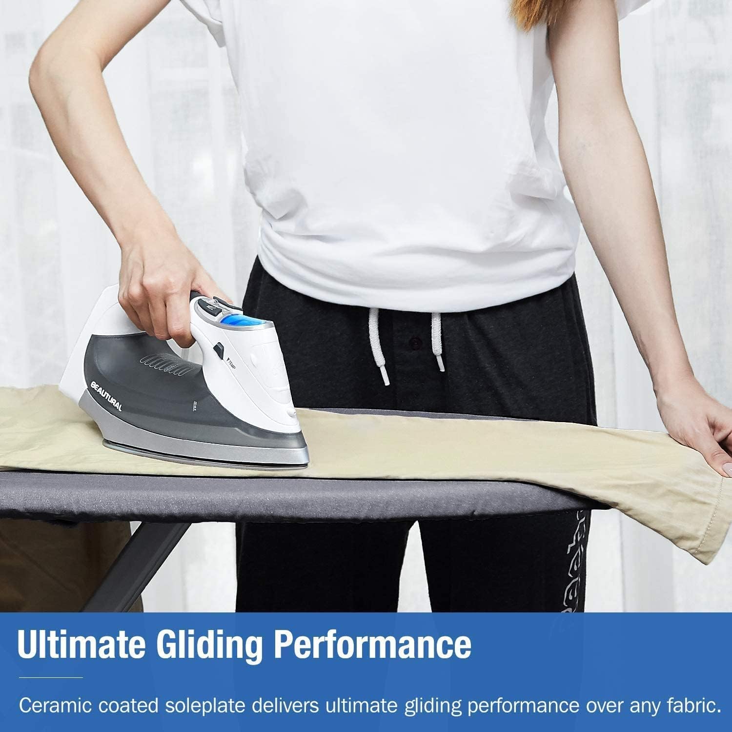 Thumbnail 5 de BEAUTURAL 2400W Steam Iron 340ml LCD Display