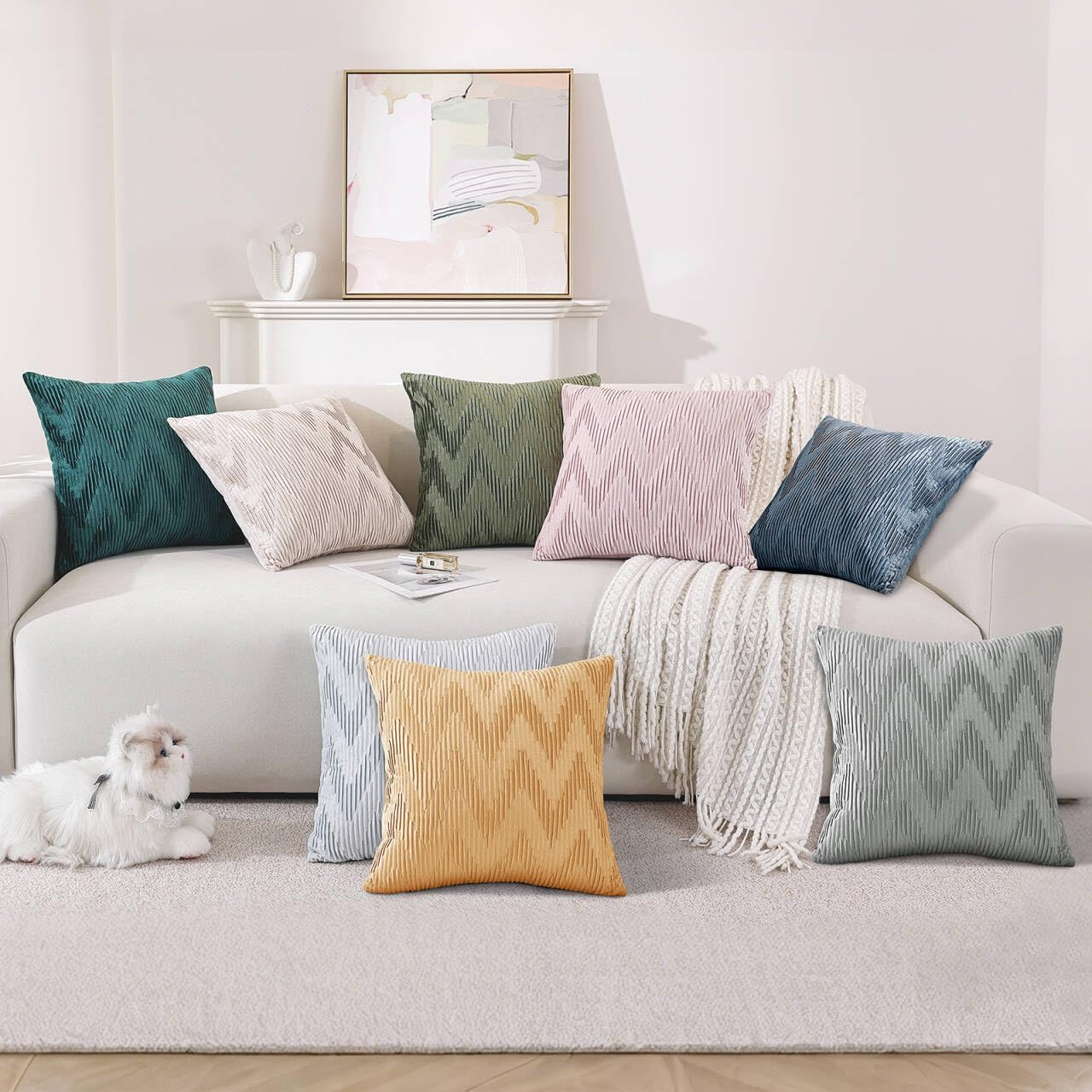 Detalle 2 de Ystyle Housse Coussin velours 60x60