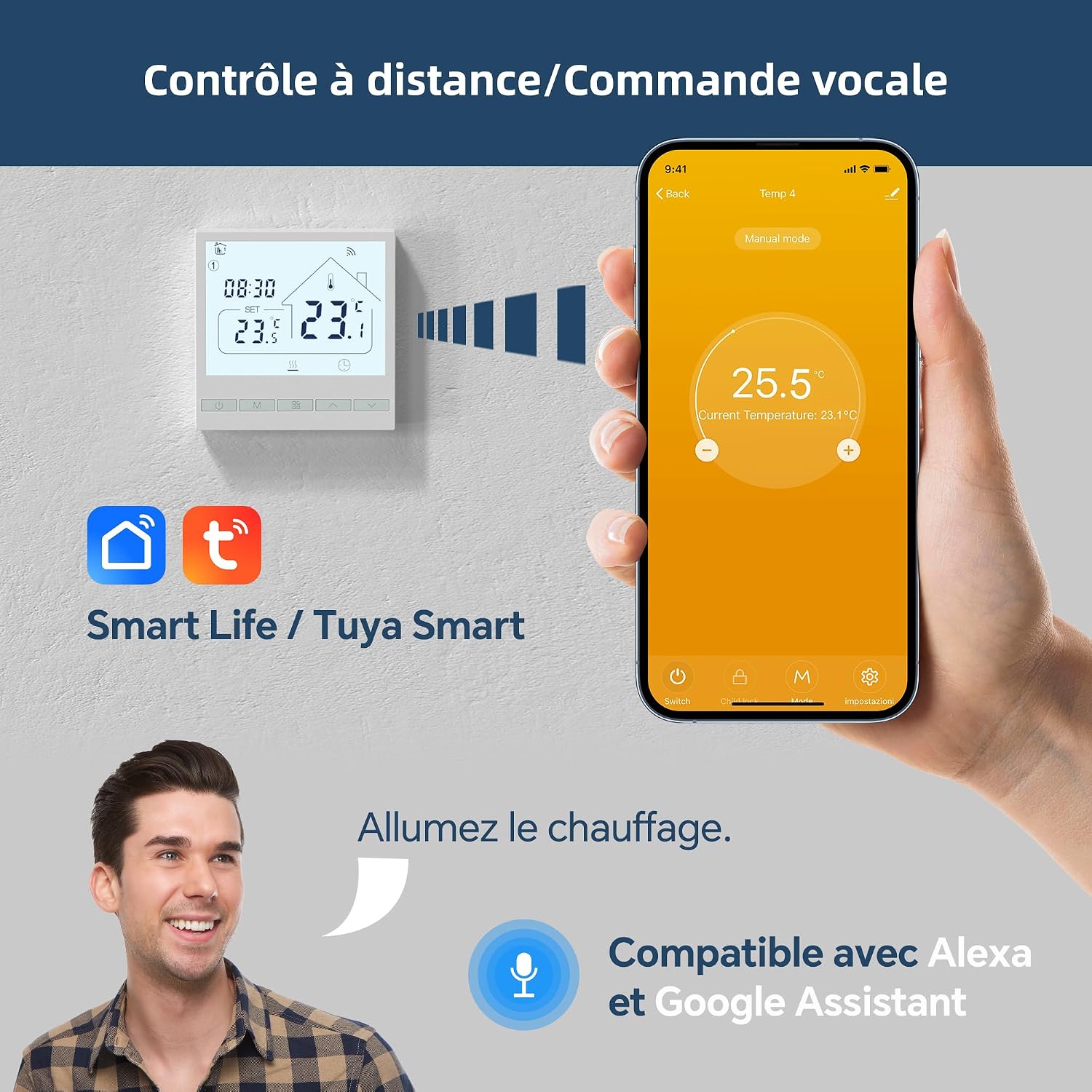 Thumbnail 2 de BEOK CONTROLS Thermostat WiFi 16 A