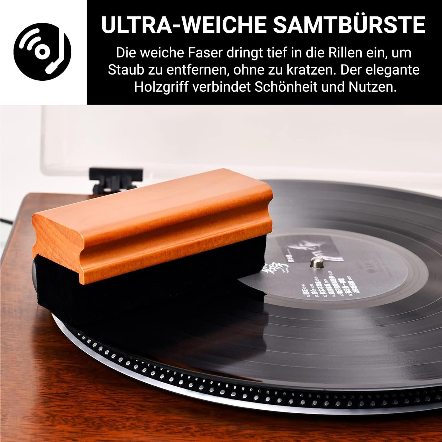 Thumbnail 2 de Kulloomii 7-teiliges Reinigungsset für Schallplatten