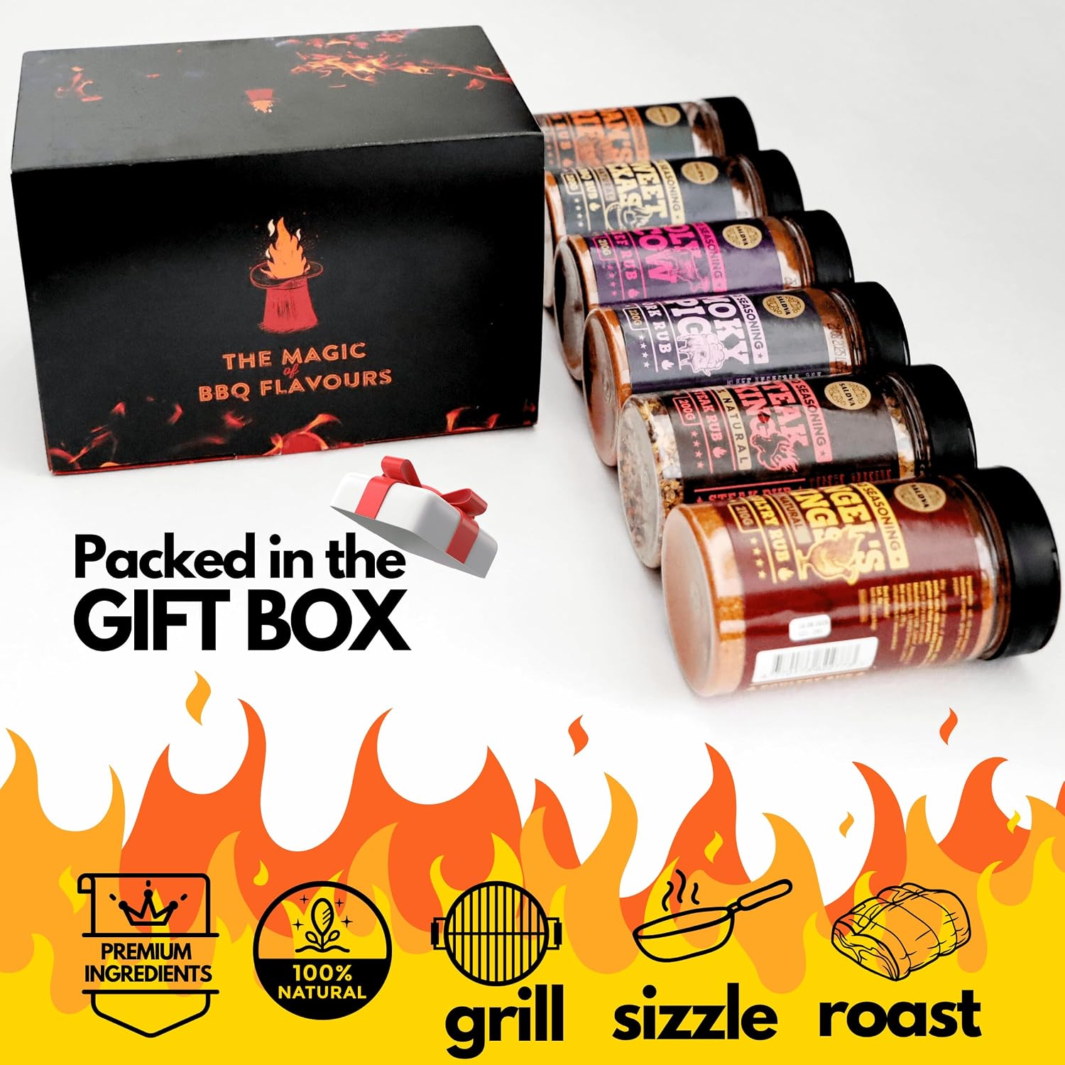 Detalle 2 de Coffret BBQ Rubs Pack 6 🍖