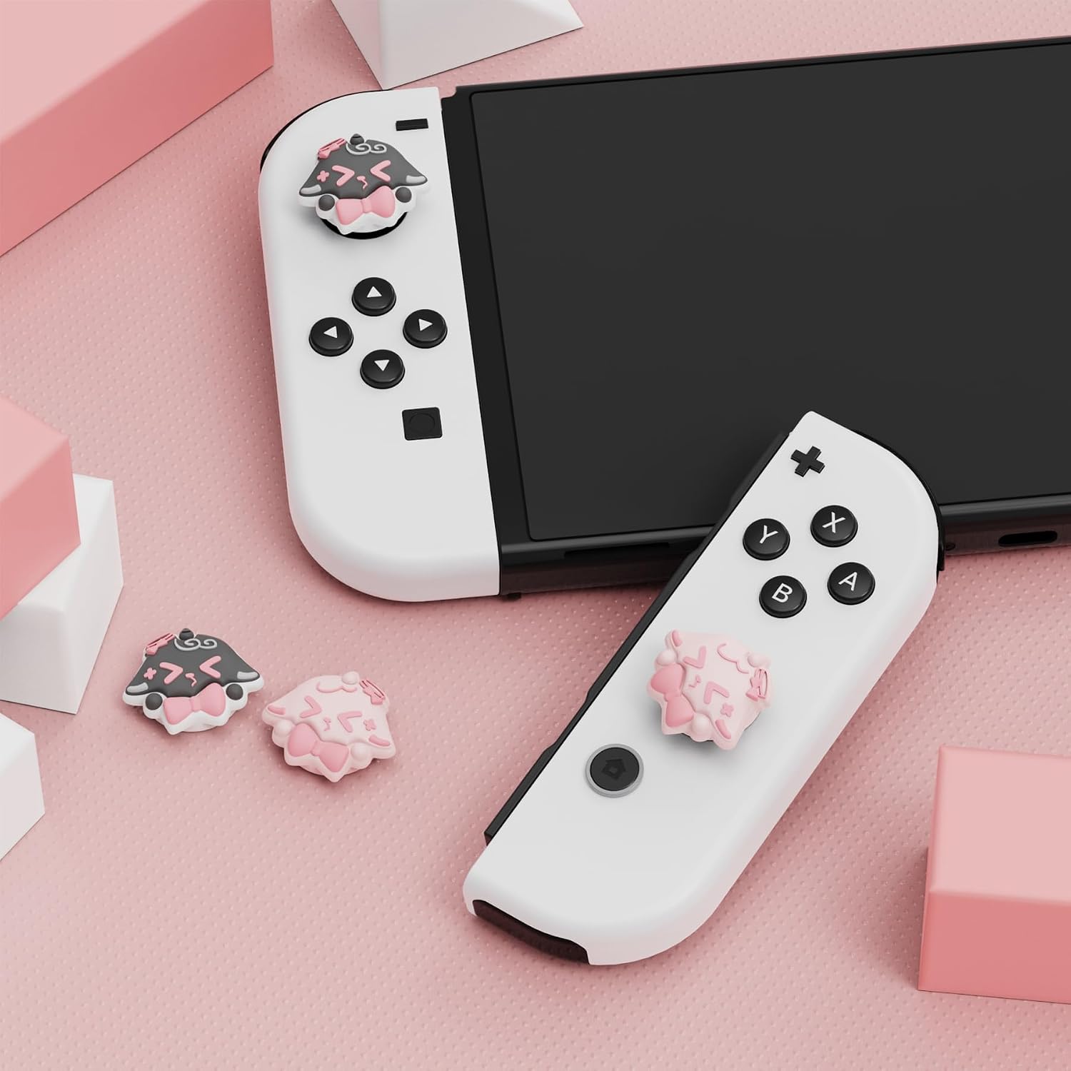 Detalle de PlayVital Joystick Caps für Switch 1 Set
