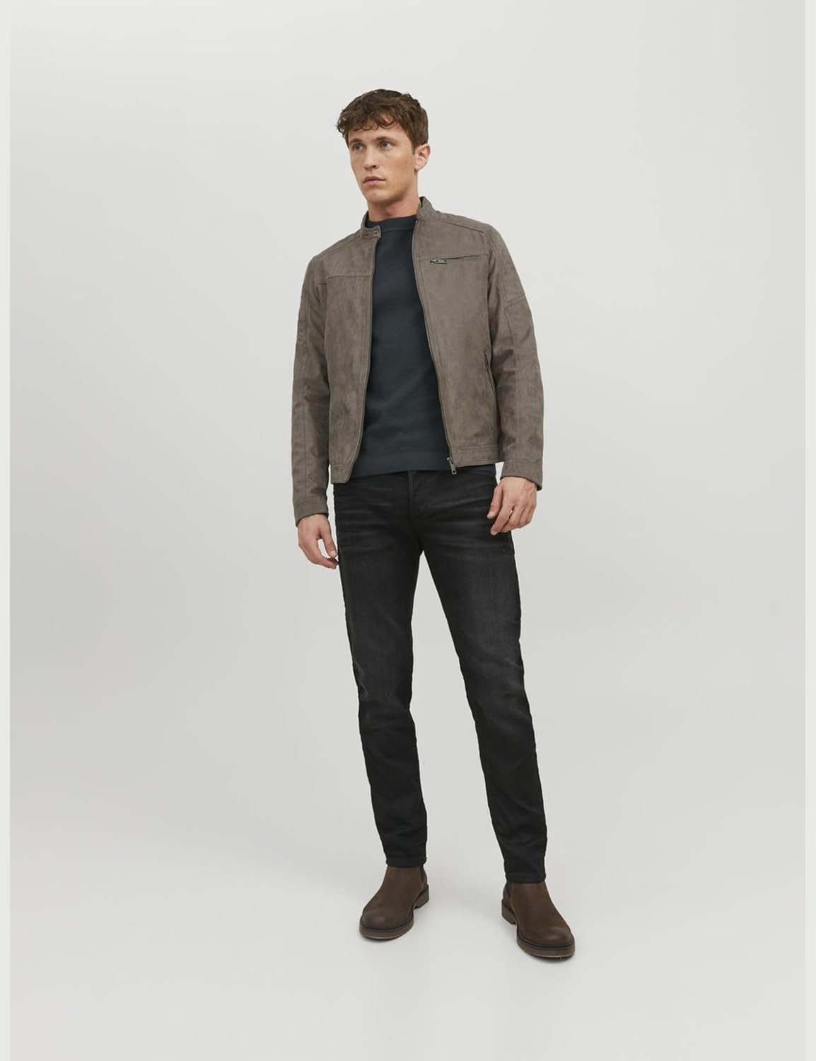 Detalle 2 de JACK & JONES Faux Suede Jacket Regular Fit