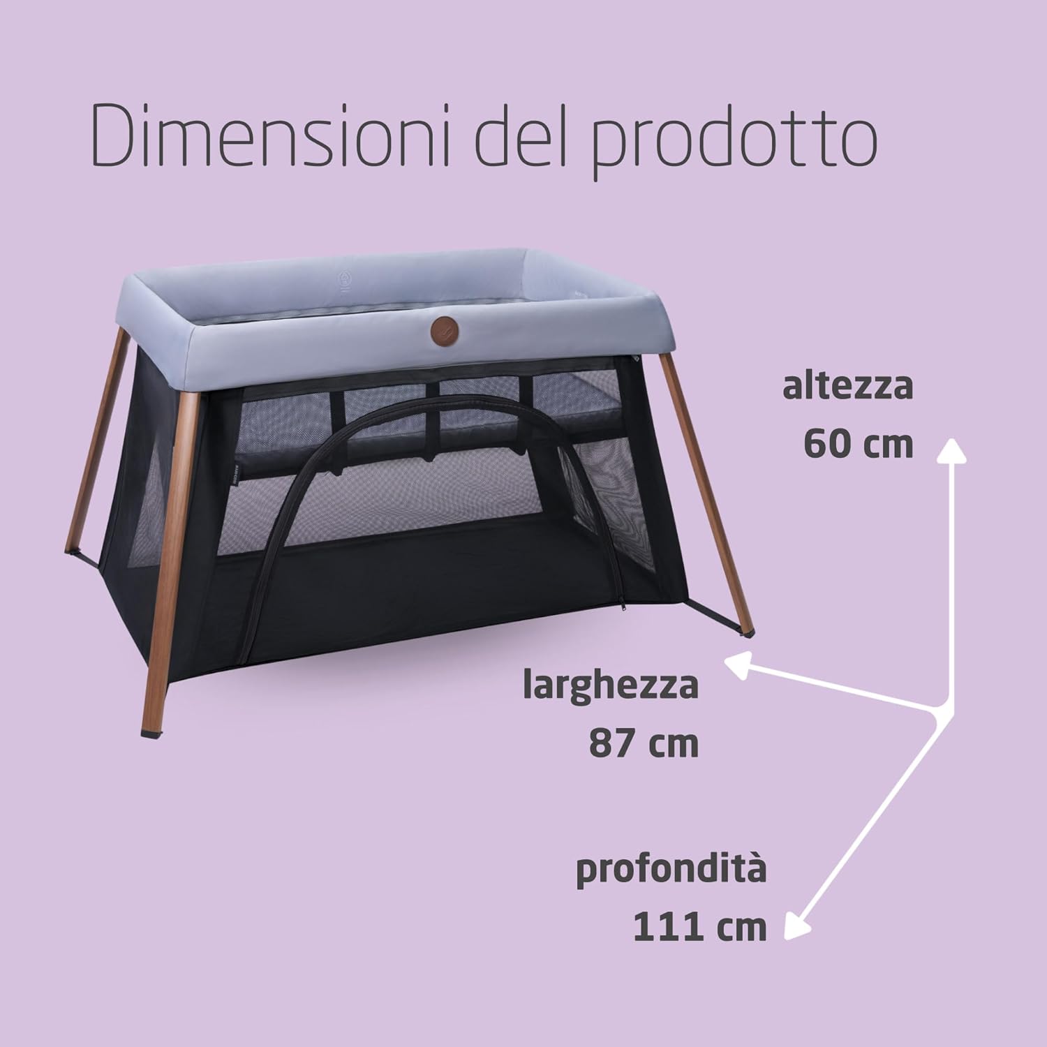 Thumbnail 5 de Maxi-Cosi Iris2: Lettino da viaggio 2 in 1 per neonato (0–3 anni), compatto, leggero e versatile