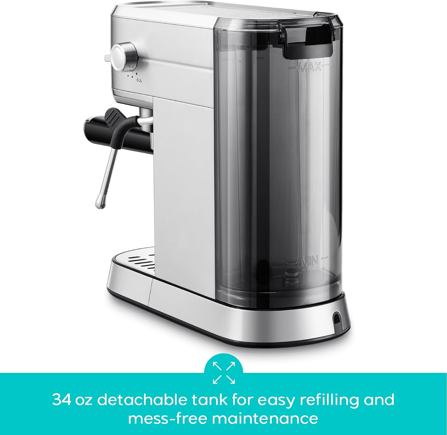 Thumbnail 4 de CASABREWS CM5418BC-UL Compact Espresso Machine, 20-Bar Pump and Steam Wand