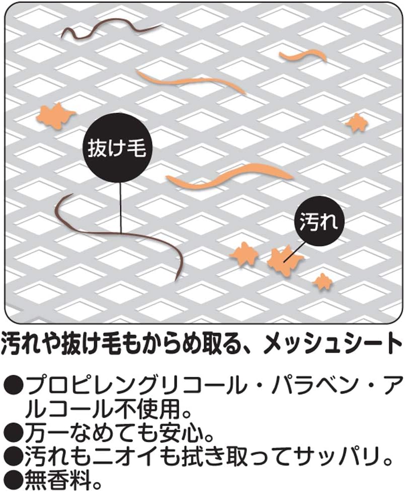 Detalle de キャティーマン ウエットシャンプータオル 猫用 大判・無香料 28枚入×3個パック×2個