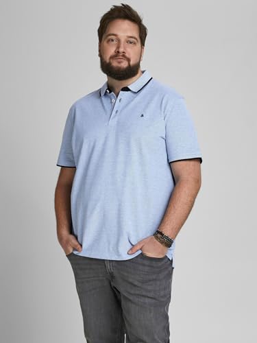 Detalle de Jack & Jones JJepaulos Polo Ss Noos Pls para hombre en Bright Cobalt