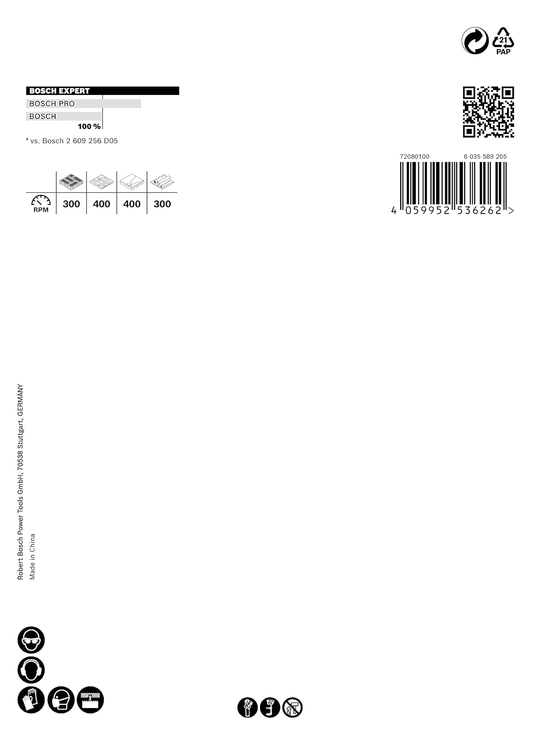 Thumbnail 3 de Bosch 2608900480 EXPERT Construction Material – otwornica Ø 102 mm, węglik