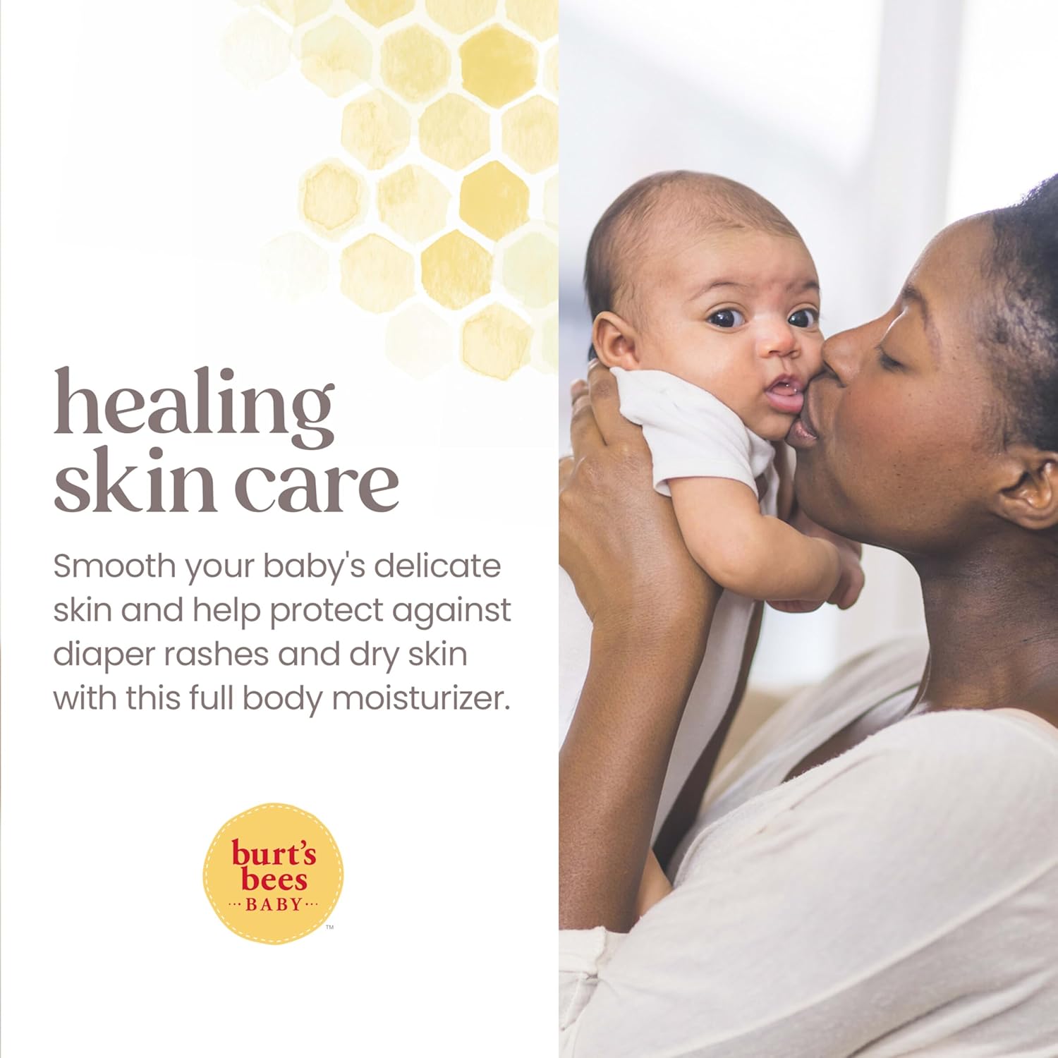 Detalle de Burt's Bees Baby Multipurpose Healing Ointment, 7.5 oz, Fragrance-Free