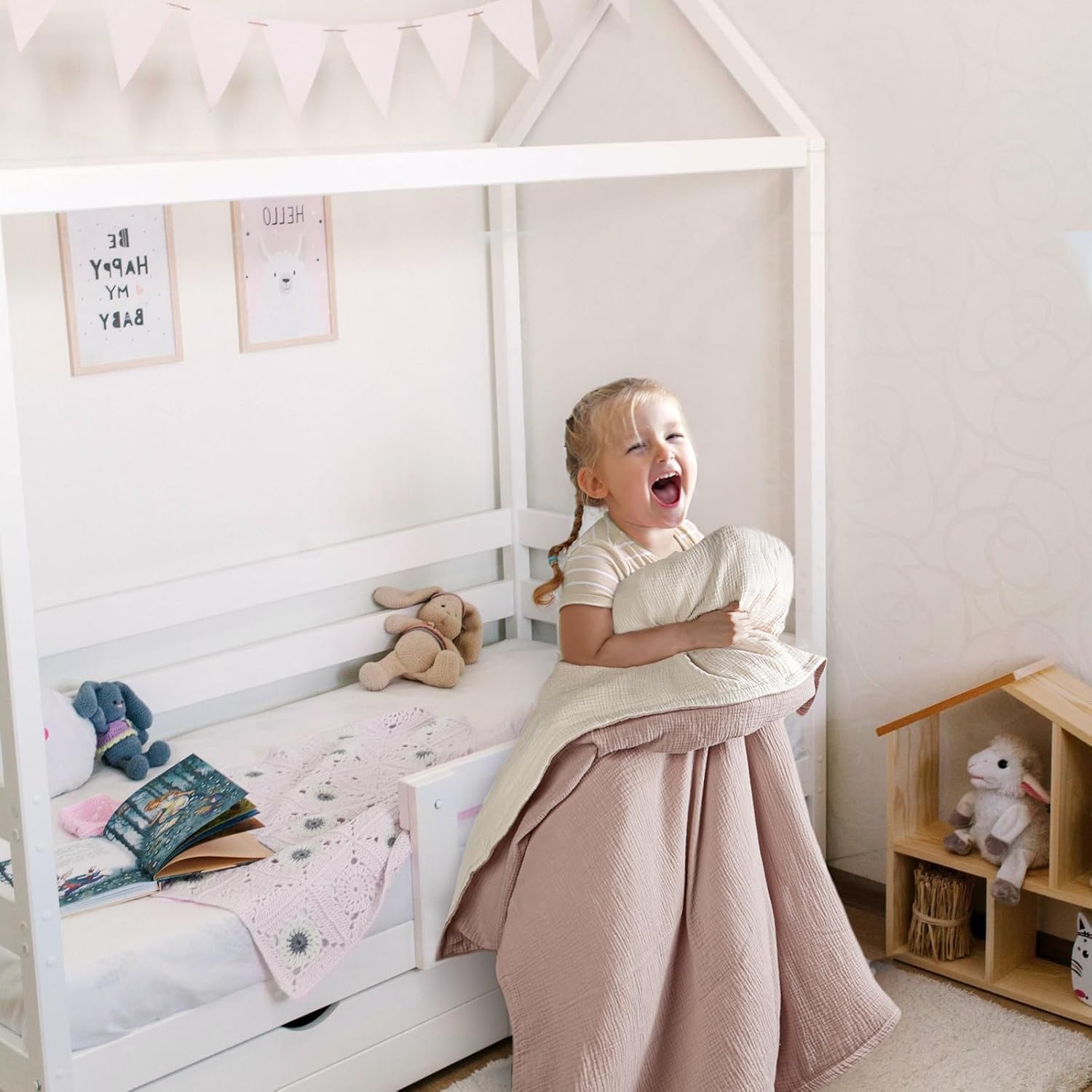 Thumbnail 6 de lulumoon Musselin Kinderbettwäsche 100x135