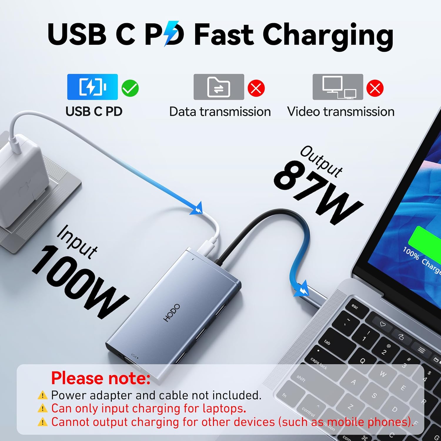 Thumbnail 6 de USB C Docking Station Dual Monitor Adapter 100W ⚡🖥