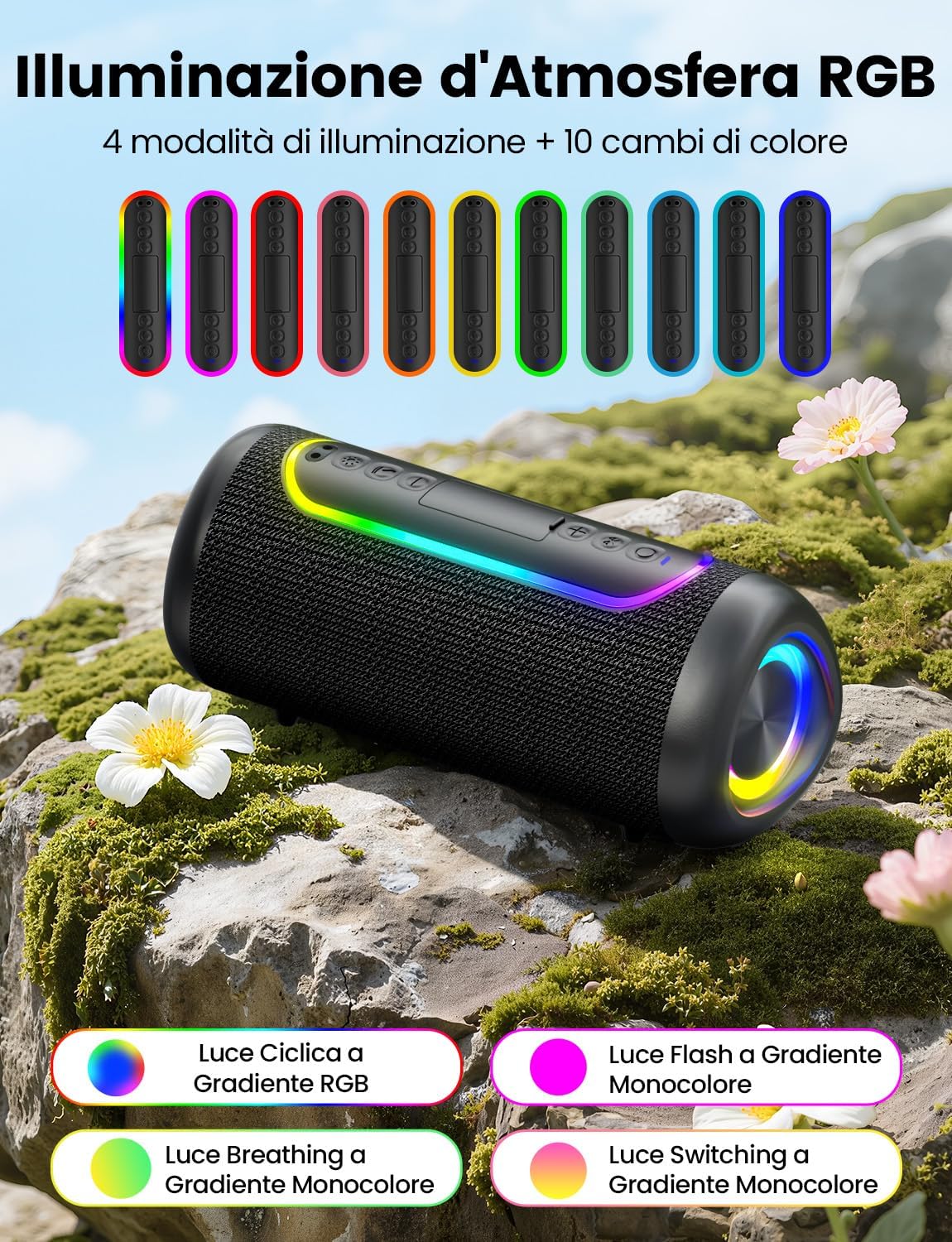 Thumbnail 5 de UOHHBOE Cassa Bluetooth 30W potente