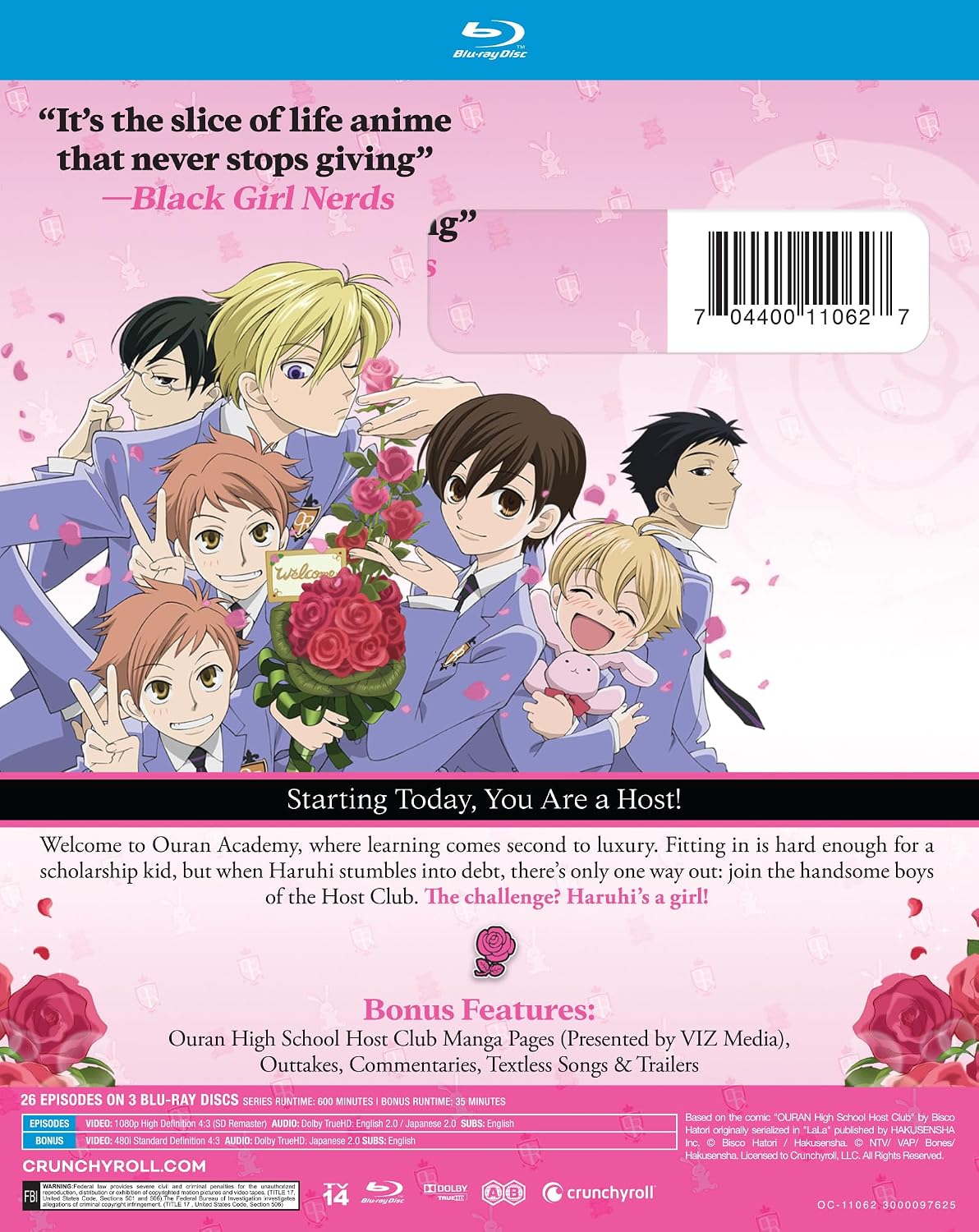 Detalle 2 de Ouran High School Host Club: The Complete Series on Blu-ray