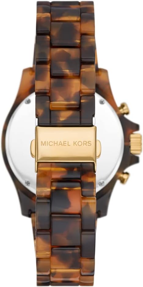 Thumbnail 2 de Michael Kors Montre Everest pour Femme – Chronographe Quartz, boîtier 42 mm et bracelet Acétate tortue