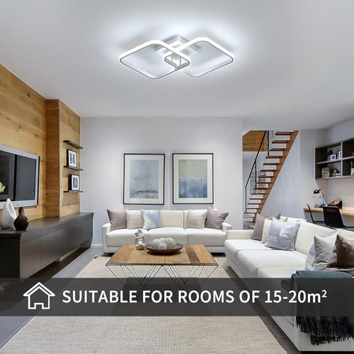 Thumbnail 5 de Comely LED Lámpara de Techo Cruz 64x39cm 42W Blanco